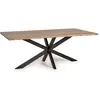 Image de Table à manger Victoria en bois d'acacia, 76 cm x 180 cm x 90 cm, Giner y Colomer