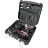 Image de Perceuse à percussion Worgrip 1 batterie 50 accessoires 2.0ah 20v argent argent One Size