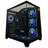 Image de Nitropc Gaming PC Extreme Silver v2 - Intel Core i7-12700KF, AMD RX 9060 XT 16GB, 32GB DDR4, M.2 1TB, Noir