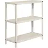 Image de Tagère De Bureau/bibliothèque, 900x1000x300 Mm, 3 Niveaux, 100 Kg Par Niveau, Métal Style Industriel, Blanc   Simon Home - Simonrack