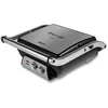 Image de SOGO SS-7137 Gril électrique, appareil à sandwichs et grill à paninis, ouverture à 180º, avec minuterie et régulateur de température, puissance 2000 watts Couleur gris métallisé et noir