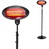 Image de Chauffage Extérieur Sur Pied Edm Chauffage Infrarouge Réglable 650-2000w - Edm