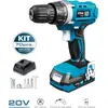 Image de Kit Perceuse Visseuse Koma 20v Polyvalence Et Puissance Sans Fil Pour Tous Vos Projets. - Koma Tools