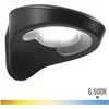 Image de Applique Solaire Capteur Noir Edm éclairage Extérieur Autonome Avec Détecteur De Mouvement. - Edm