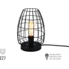 Image de Lampe De Table Métallique Noire Edm Design Industriel, éclairage Ambiant - Edm