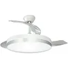 Image de Ventilateur De Plafond 3cct Avec 6 Vitesses Et Design Argenté