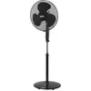 Image de Ventilateur De Pied Noir Edm Hauteur Réglable, Puissance 45w, ø40cm - Edm