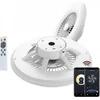 Image de Muvit MIOCLA001, Plafonnier intelligent, Wi-Fi, Blanc, Blanc froid, Blanc chaud, 3000 K, 5500 K