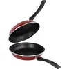 Image de Magefesa Praga poêle double, 20 cm, induction, revêtement antiadhésif , poêle à omelette rouge
