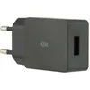 Image de Chargeur mural + câble USB A vers USB-C KSIX USB noir