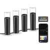 Image de Ksix Pack 4 Balises Extérieures Smartled RGBWIC - IP65 - Contrôle APP - Installation Facile - Neuf