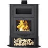 Image de Fm Biomasa - Poêle À Bois D'Angle Avec Four - Firematic Memphis 11.2 Kw