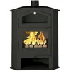 Image de Fm Biomasa - Poêle À Bois D'Angle Avec Four - Firematic Idaho 9.5 Kw