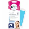 Image de Bande d'épilation faciale Veet Peau sensible 20 unités