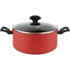 Image de Casserole Fagor Maxima Rouge ø20cm Aluminium 3004, Couvercle Rouge, Fagor - Fagor