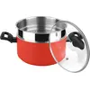 Image de Casserole Fagor Maxima Rouge Aluminium 3004, ø20cm, Avec Vapeur - Fagor
