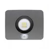Image de Ip65 Outdoor 10w Ultraslim Led Floodlight With Twilight Sensor And Motion Orientable Aluminium 4000k 7hsevenon