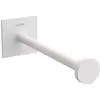 Image de Stick Porte-papier Toilette Porte Roleau Dérouleur De Papier Toilette Blanc Mat - Cosmic