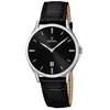 Image de Festina Montre Homme Analogique en Cuir Noir - Mouvement Quartz - Calendrier - Verre Minéral Haute Résistance - Étanche 5 ATM - Style Élégant et Classique F16745/5 en occasion ou reconditionné