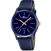 Image de Montre homme Lotus 18166/2 bleue bracelet cuir-textile