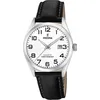 Image de Festina mens montre classique F20446/1 cuir analogique montre-bracelet noir UF20446/1