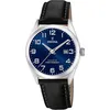 Image de Festina mens montre classique F20446/2 cuir analogique montre-bracelet noir UF20446/2