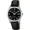 Image de Festina mens montre classique F20446/3 cuir analogique montre-bracelet noir UF20446/3