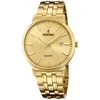 Image de Festina mens montre classique F20513/3 acier inoxydable élégante montre-bracelet or UF20513/3