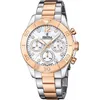 Image de Festina Femmes Montre Casual en acier inoxydable argenté rose UF20605/1