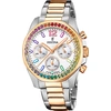 Image de Festina Femmes Montre Casual en acier inoxydable argenté rose UF20608/2
