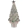 Image de Arbre de Noël Irisé Argenté Plastique 16 x 37,5 x 16 cm Polypropylène