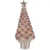 Image de Arbre de Noël Irisant 21,5 x 51 x 21,5 cm Rose Plastique Polypropylène