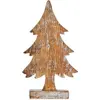 Image de Arbre de Noël brun 5 x 31 x 15 cm bois argenté