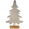 Image de Arbre de Noël 6 x 25,5 x 16 cm Métal argenté