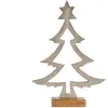 Image de Sapin de Noël Silhouette 5 x 29 x 20,5 cm Bois argenté
