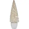 Image de Arbre de Noël moyen 10 x 33 x 10 cm Blanc Plastique