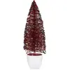 Image de Arbre de Noël moyen 10 x 33 x 10 cm rouge bleu or plastique