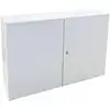 Image de Ide   Coffret Électrique Nu Étanche Ip55 600x1200x300   Double Porte Avec Plaque Passe Câbles   Installation Murale Ou Sur Socle
