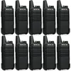 Image de Retevis RT622 Radio à deux voies, Mini VOX Scan Squelch 16 canaux, émetteur portable d'alerte d'urgence pour la sécurité dans les écoles et les restaurants (noir, 10 pièces)