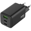 Image de Nilox Wall Charger 65W 3 ports (2 Type C) Noir NXGANUSBC65