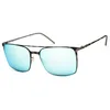 Image de Lunettes de soleil Italia Independent 0212-096-000 pour homme (ø 57 mm) Gris (ø 57 mm)