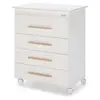 Image de Micuna Meuble à langer Baignoire Trevi Blanc/Bois Étoiles Beige