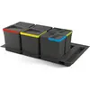 Image de Kit de poubelles à base Recycle pour tiroir de module 900 mm 15L, 7L, 7L
