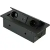 Image de Multiconnecteur Atom 26 Lite pour bureau, 265 x 120 mm, Peint en noir