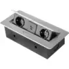 Image de Multiconnecteur Atom 26 Lite pour bureau, 265 x 120 mm, Peint en aluminium