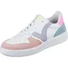 Image de Victoria - Chaussures à lacets, baskets basses, style sportif, couleur blanche, pour le quotidien