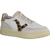 Image de Victoria 1257124 Baskets pour femmes, blanc/camel, cuir/synthétique, semelle amovible - Chaussures femme Top Trends, Blanc, cuir/synthétique