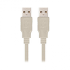 Image de Câble USB 2.0 NANOCABLE 10.01.0303 Beige (2 m)