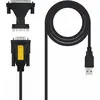 Image de Nanocable 10.03.0002 Cable Adapter / Adaptateur Usb A Rs-232 db9 Black