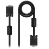 Image de Nanocable - 15m Svga Cable With Ferrite Hdb15/m-hdb15/m - Pour Moniteurs, Projecteurs, Tableaux Blancs, Etc.